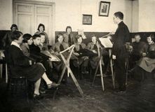 Оркестр «Кантеле» в Детском доме. 20 октября 1932 г.