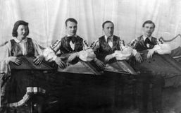 Первый квартет кантелистов – Кертту Вильянен, Тойво Вайнонен, Людвиг Каргулев, Максим Гаврилов