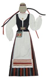 Эскизы женских ингерманландских костюмов для хора. 1980-е гг.